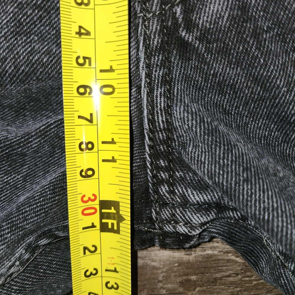 Levi 505 Men's 36x34 Straight Leg Black Jeans - Picture 6 of 10
